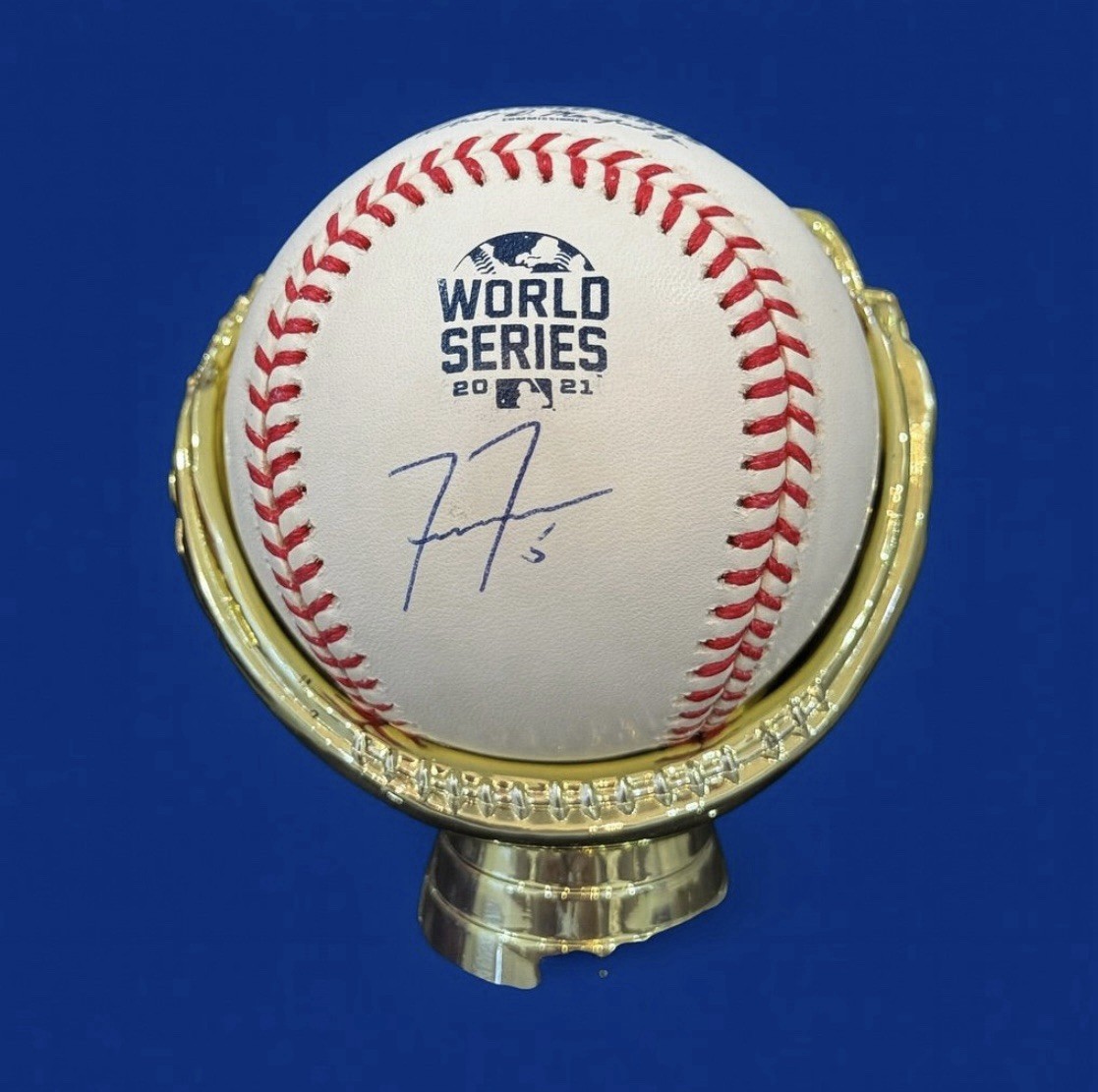 Freddie Freeman Autographed Signed Atlanta Braves 2021 Official World Series Baseball Braves - Beckett Auto 