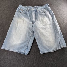 Enyce Denim Shorts Men  s 36 Y2K 2000s Light Wash Baggy Streetwear Jean Shorts