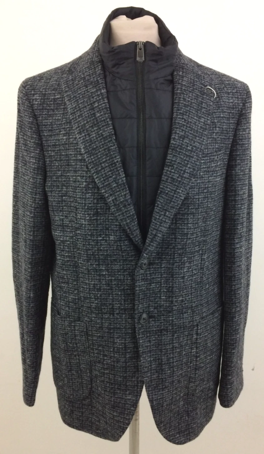 Marks & Spencer Men's Tailored Fit Wool Blend Blazer with Gilet NWOT F1