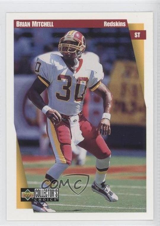 1997 Upper Deck Collector's Choice Brian Mitchell #266 0f4