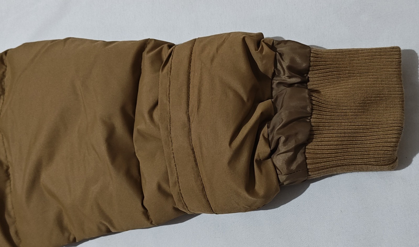 Gap ColdControl Max Puffer Coat Jacket Men's Large Khaki Brown Long Sleeve ~ New image 9