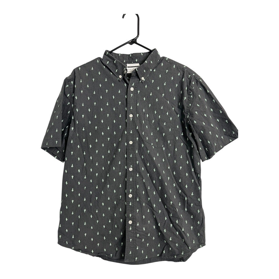 Mens Button Down Shirt Basic Casual Everyday Norm… - image 1
