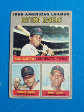 1970 TOPPS CARD #62 - 1969 AMERICAN LEAGUE BATTING LEADERS