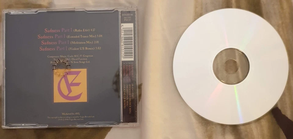 Enigma - Sadness Part 1 - UK CD Single - Image 2 of 4