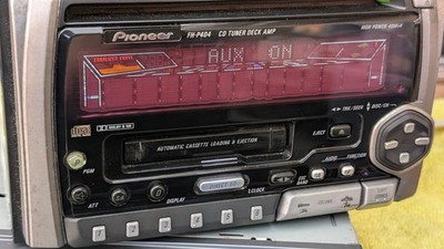 PIONEER FH-P404 CD CASSETTE PLAYER 2DIN CAR AUDIO Bluetooth | eBay