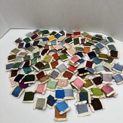 DMC Lot 130 Dmc Floss on Bobbins Numbered