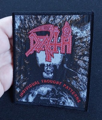 DEATH ~ Individual Thought Patterns LICENSED Woven Band Battle Jacket PATCH