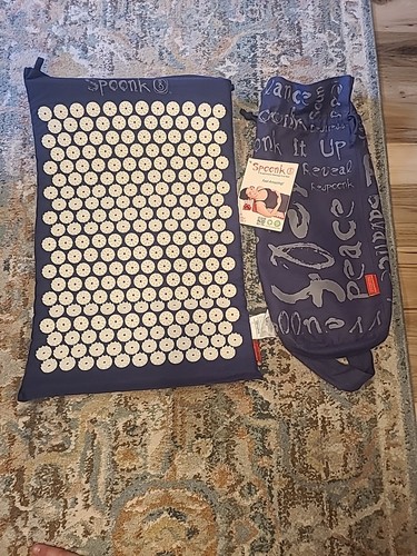 Spoonk Space Acupressure Mat Navy w/ Carry Bag Relaxation