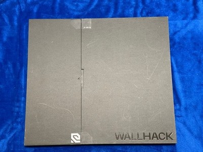 WALLHACK SP-004 Black Glass Mouse Pad Stylish Gaming Accessory