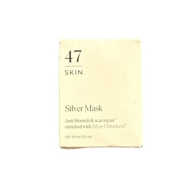 47 Skin Silver Mask, Anti-Blemish and Scar Repair w/Silver Chitoderm, 1 fl oz