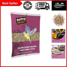 Nutritious Husk-Free Sunflower Hearts Wild Bird Food - 2 kg for Digestive Health 9.49 per kilo
