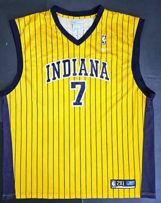 Reebok NBA Indiana Pacers Jermaine O'Neal #7 Jersey Mens Sz 2XL