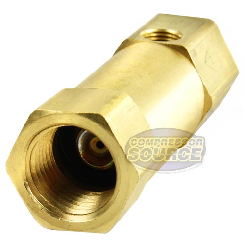 1/2" x 1/2 Inch Female NPT In Line Brass Compressed Air Check Valve CIL1212U