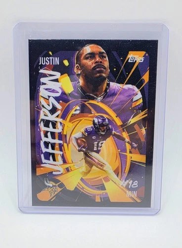 2025 Topps Chrome Justin Jefferson Base (RAW)