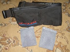 Seaquest SureLock Soft Scuba Zipper Weight belt with 4lbs beanbag weights