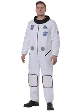 Plus Size Mens Deluxe Astronaut Costume