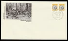 Canada #1081, Artifact, Butter Stamp, Pair, Official First Day Cover, FDC 1987