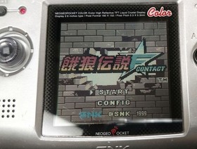SNK Neo Geo Pocket Silver Console Metal Slug Fatal Fury 2 Games Japan