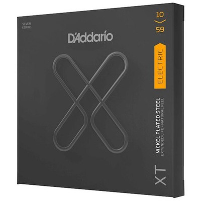 Saiten E-Gitarre D'Addario XT 010-059 Regular Light 7-String Coated Electric Gui