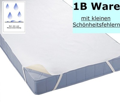 Biberna Matratzenauflage 140x200 cm wasserdicht Molton Matratzenschoner 1b