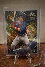2023 Topps Chrome Black - Miguel Amaya #78 Gold Mini-Diamond Refractor /50 (RC)