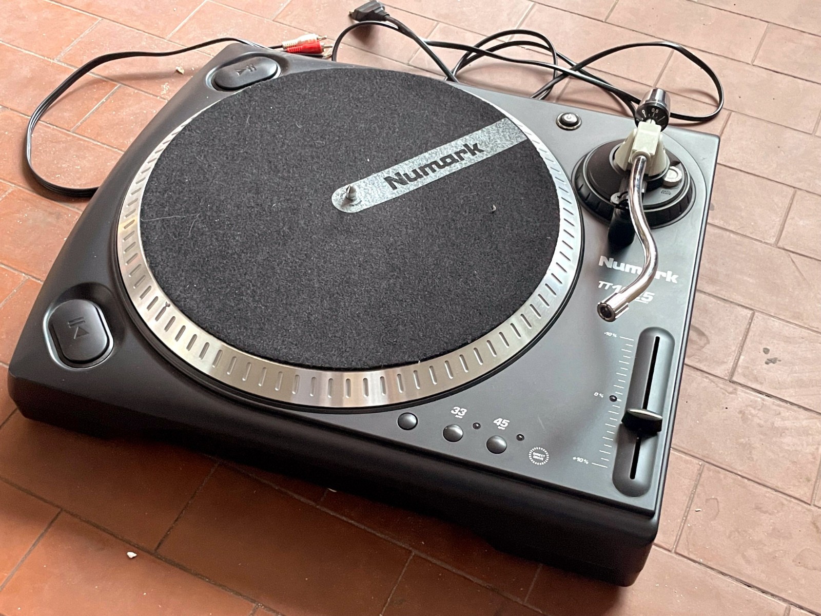 Giradischi DJ Manuale Numark TT1625 Direct Drive 33 e 45 giri