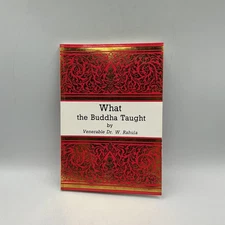 What The Buddha Taught Walpola Sri Rahula Buddhism Religion Book Softcover