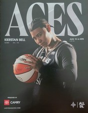 Kierstan Bell August 15, 2026 Program From Las Vegas Aces VS. Minnesota Lynx