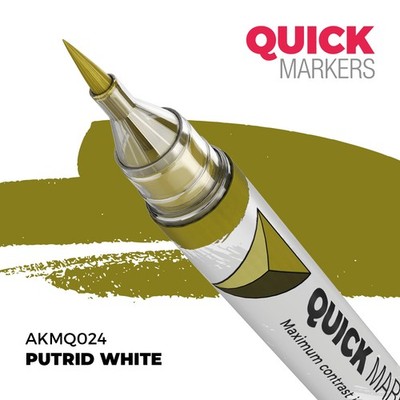 AK-MQ024 AK Interactive Putrid White - Quick Marker (6 Pack)