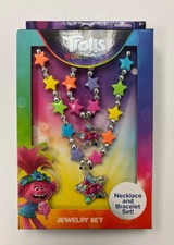 DreamWorks Trolls World Tour Star Jewelry Set Necklace and Bracelet Set
