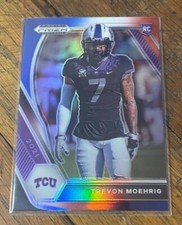 2021 Panini Draft Picks Trevon Moehrig Red White Blue Prizm Rookie TCU