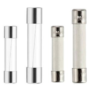 Feinsicherung Glassicherung 5x20mm – 0,125A (125mA), 10 Stück, Max. 250V, Für Elektronik & Geräte