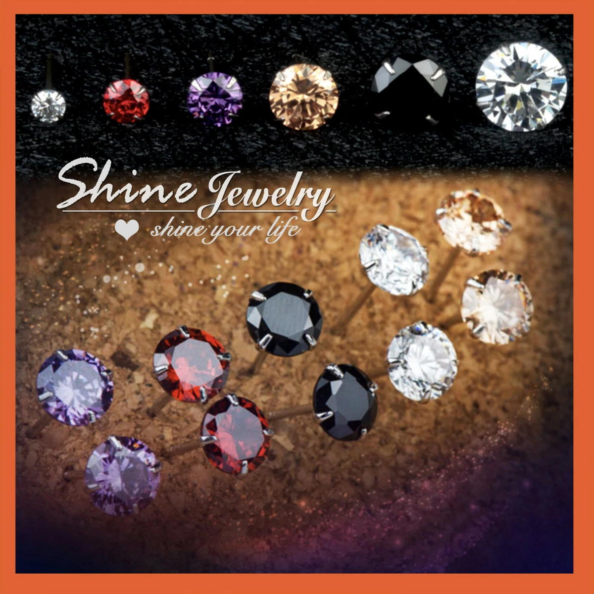 Mens shop birthstone earrings