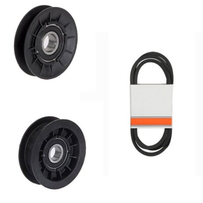 Idler Pulley Kit W/Transmission Drive Belt Fits John Deere 105 108