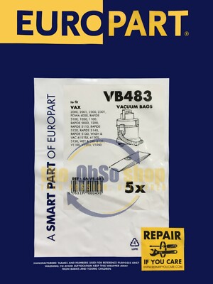 10x Vacuum Cleaner Bags & Filter Kit For Vax PRO POWA4000 , POWA4000, PRO-V100 E - Foto 10