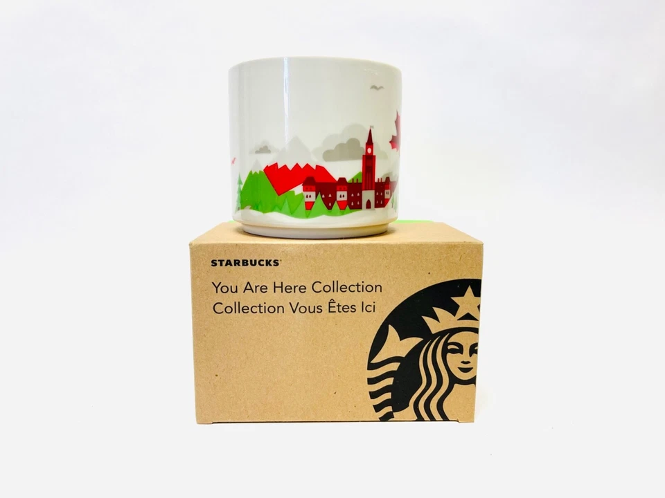 Taza de viaje Starbucks Canadá versión 1 You are Here Coffee Global City 14 oz Foto 2 de 3