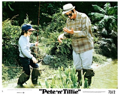 Walter Mathau Fish Pete N Tillie Original Lobby Card 1972 Walter Matthau fishing scene | eBay
