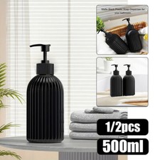 1/2 Pcs 500ml Soap Dispenser Empty Bottle Pump Lotion Bathroom Shampoo Container