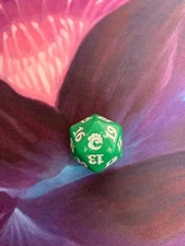 Simic D20 Spindown Dice | Ravnica Allegiance Guild Kit | MTG Magic The Gathering