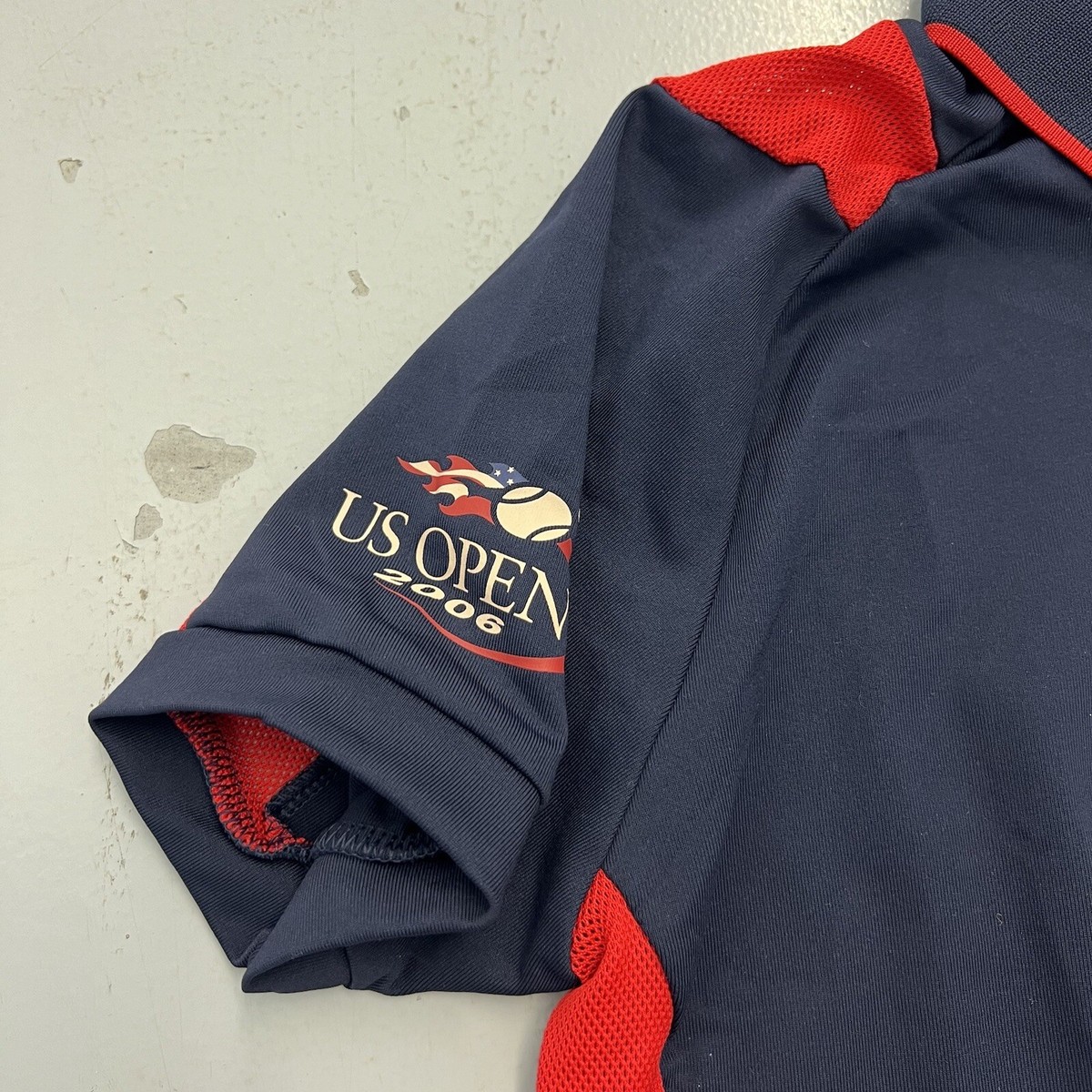 NWT Vintage Ralph Lauren RLX US Open Tennis 2006 Blue Red NWT Vintage Ralph Lauren RLX US Open Tennis 2006 Blue Red