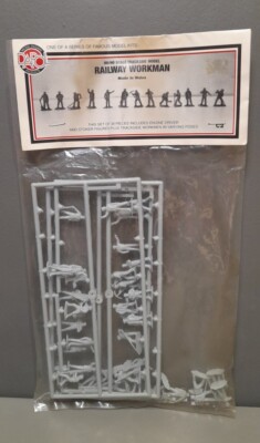 Vintage Eisenbahn Figuren x39 Arbeiter Dapol Kunststoff OO 1:76 4mm HO Made in Wales