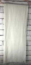 Calvin Klein Womens White Scarf Fringe Edge