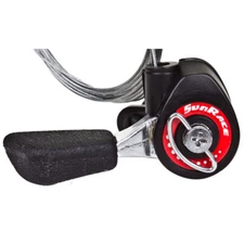 Sunrace SLM10 5-7sp Friction Stem Shifter 22.2mm Black MTB Commuter City