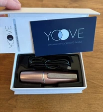 Yoove Facial Hair Removal Compact USB Rechargeable LED Light Rose Pink