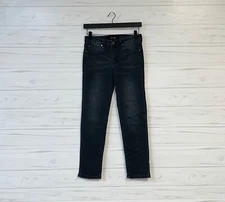 Joes Jeans womens size 25 skinny mid rise blue dark wash stretch