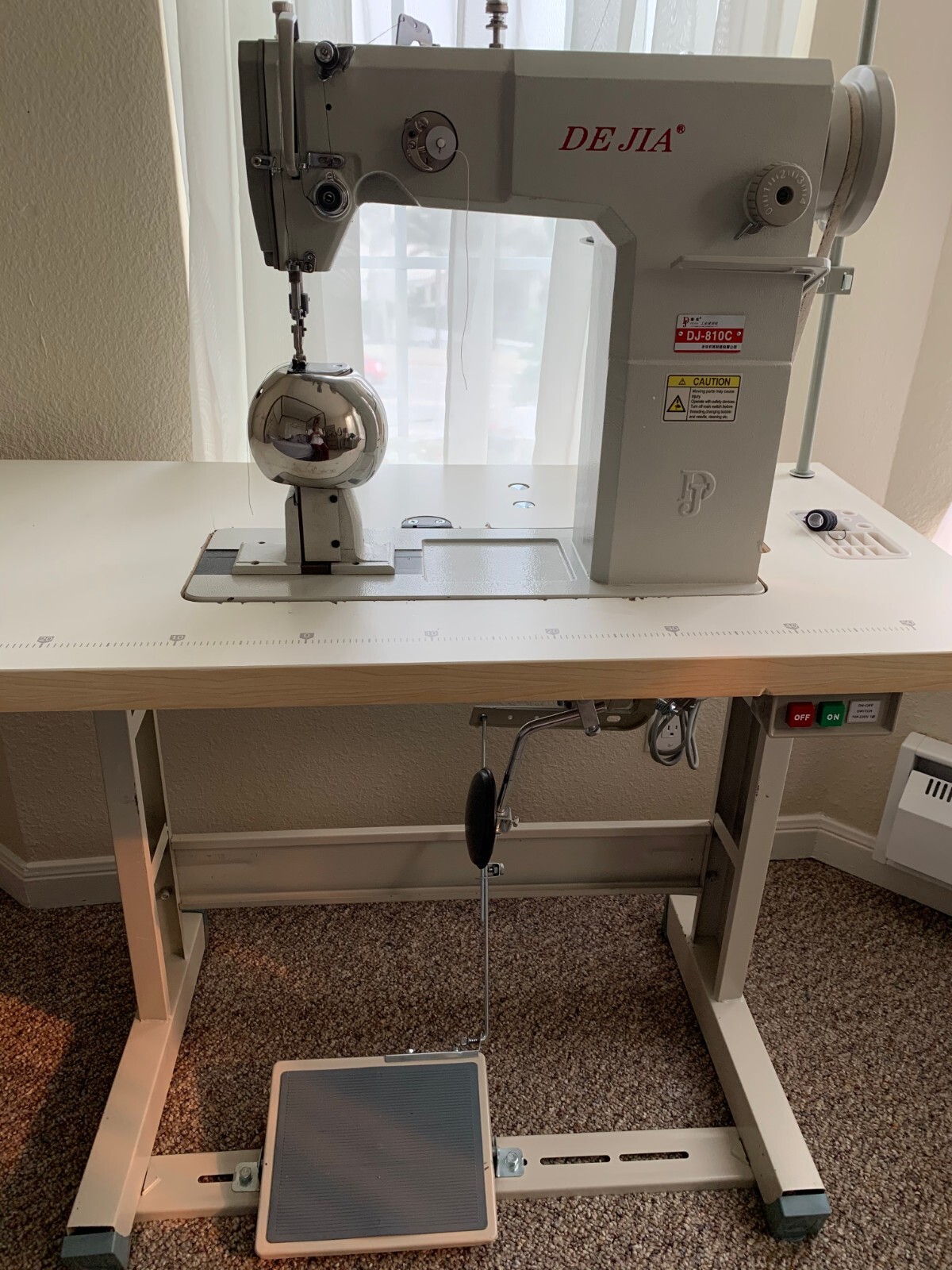 Dejia 810 Industrial High Post Sewing Machine (Exactly like Techsew 810) eBay