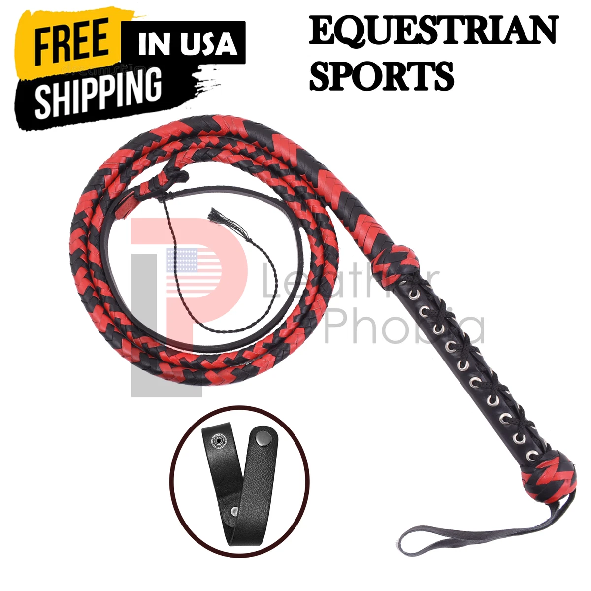 sex toys for small dick BDSM Whip with Split Tongue from Passion Craft Store