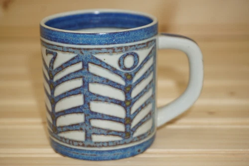 Royal Copenhagen Fajance Mug, 2 7/8"  1970  (A)   (G75)