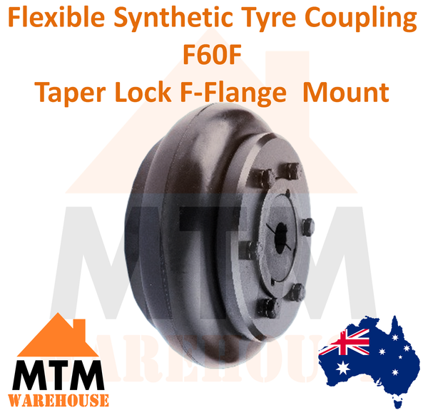 Flexible Tyre Coupling F60 F Flange Mount Taper Lock Flex T60F eBay