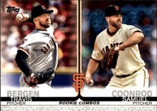 2019 Topps Update #US238 Travis Bergen RC Samuel Coonrod RC SAN FRANCISCO GIANTS